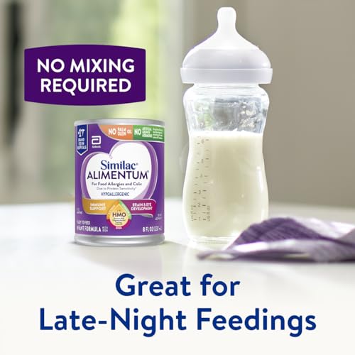 Similac Alimentum hypoallergenic formula bottle side view