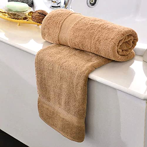 KAHAF Collection towels displayed in a bathroom