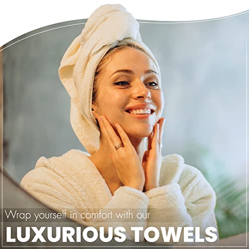 KAHAF Collection shower towels side profile