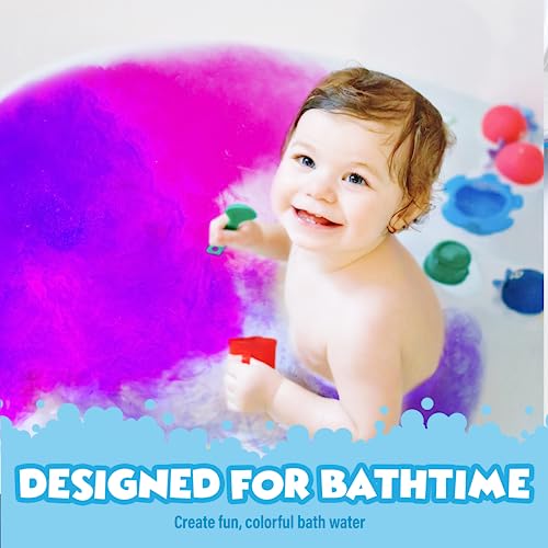 Assorted colors of Tub Works bath fizzies