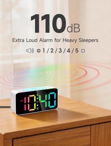 Cadmos Digital Clock with RGB Display