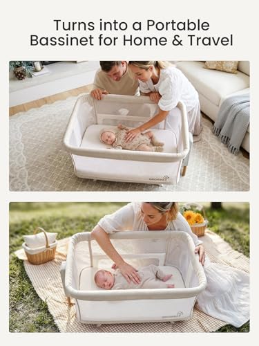 GROWNSY bassinet height adjustment mechanism