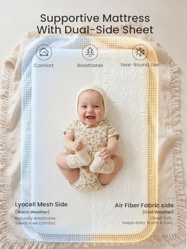 Portable bassinet with rolling wheels