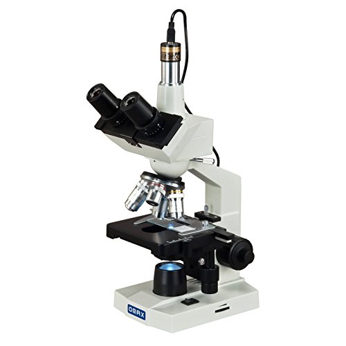 AmScope microscope with 2500X LED digital camera