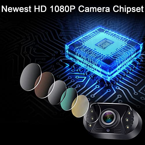 Night vision view of LeeKooLuu backup camera