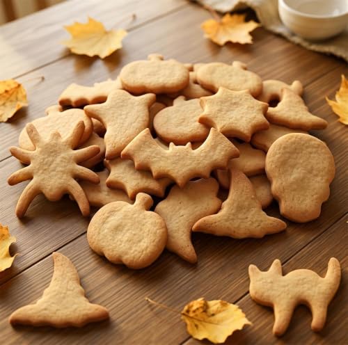 Wmtidene bat and pumpkin shaped cookie cutters