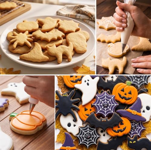 Full set of Halloween themed metal cutters