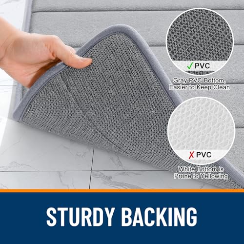 Side profile of OLANLY memory foam thickness