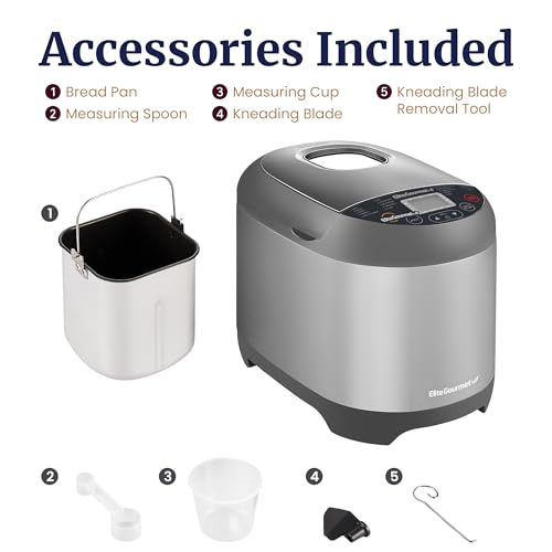Elite Gourmet bread maker display screen