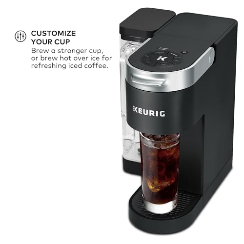 Keurig K-Supreme brewing into a coffee mug