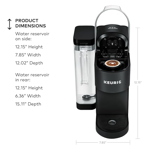Keurig K-Supreme reservoir in side position