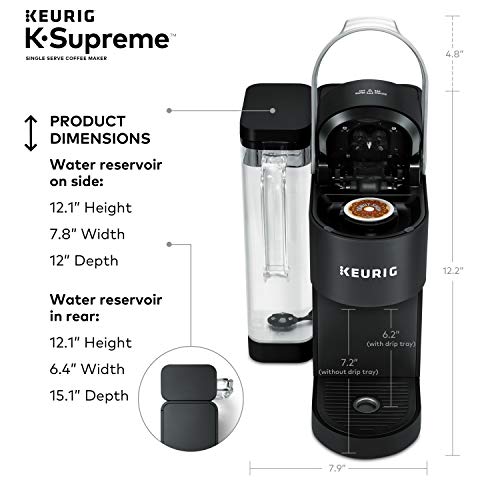 Keurig K-Supreme black finish detail
