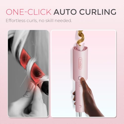 TYMO 1 inch curling iron front view