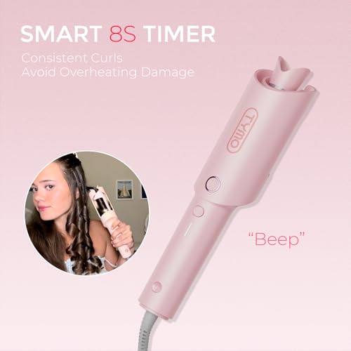 TYMO hair curler ionic technology display