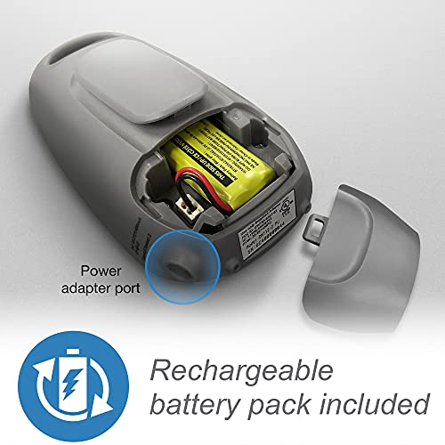 Rechargeable battery compartment view
