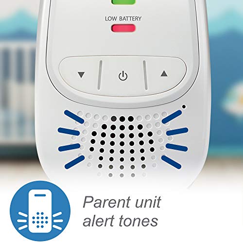 Volume control buttons on VTech monitor
