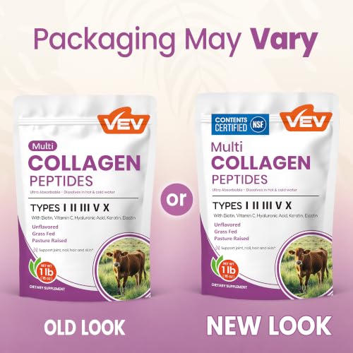 VEV Multi Collagen powder texture close up