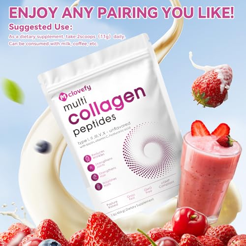 Benefits graphic for Mclovefy multi collagen