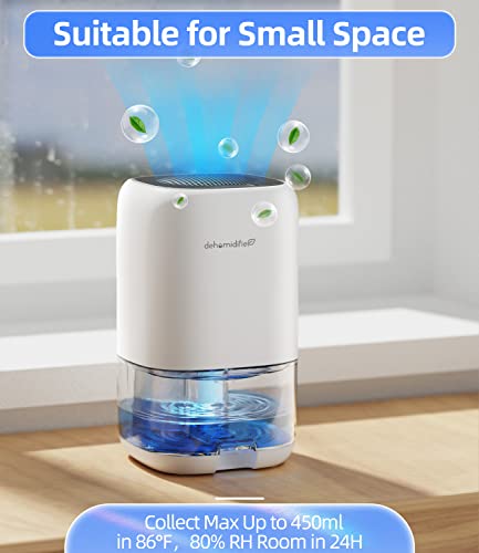 TABYIK dehumidifier with color lighting on