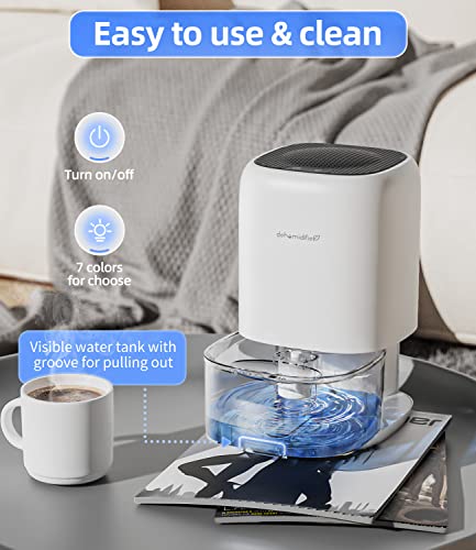Compact dehumidifier size scale reference