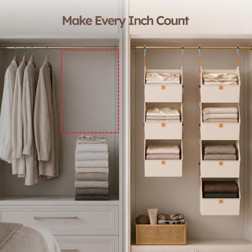 Homsorout Fabric Storage Bins Bedroom