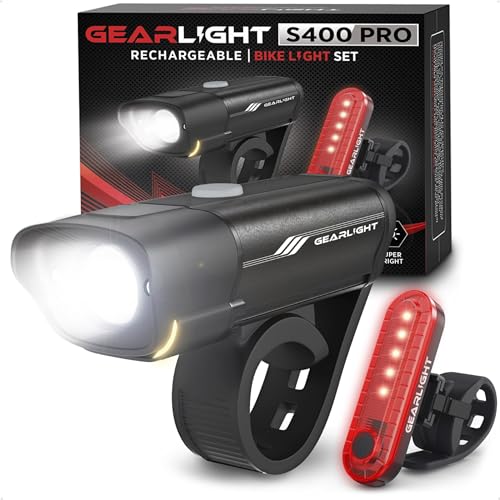 GearLight S400 Pro headlight and tail light set