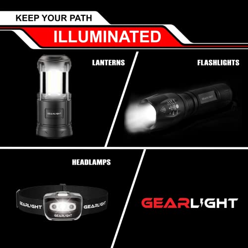 GearLight bike lights on a mountain bike