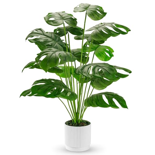 Der Rose 28 inch fake Monstera plant