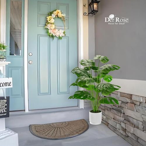 Assembly view of Der Rose artificial Monstera