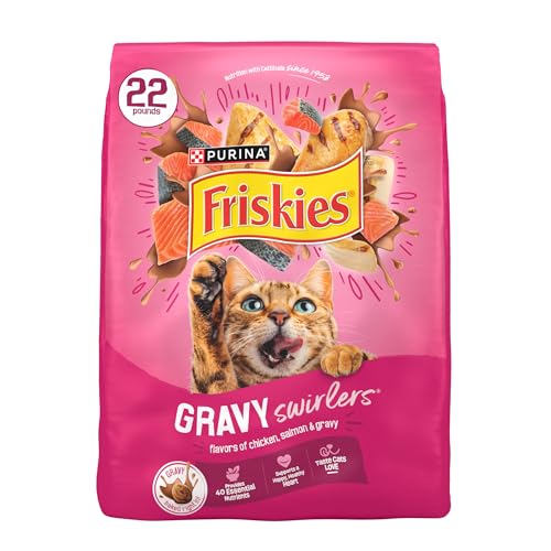 Friskies Gravy Swirlers 22 lb bag front
