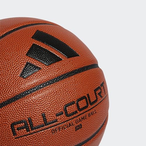 Close up of basketball surface texture