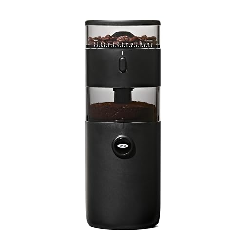 OXO Brew Compact Conical Burr Coffee Grinder front view