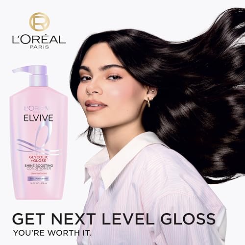Back label of L'Oreal Paris Elvive shine conditioner
