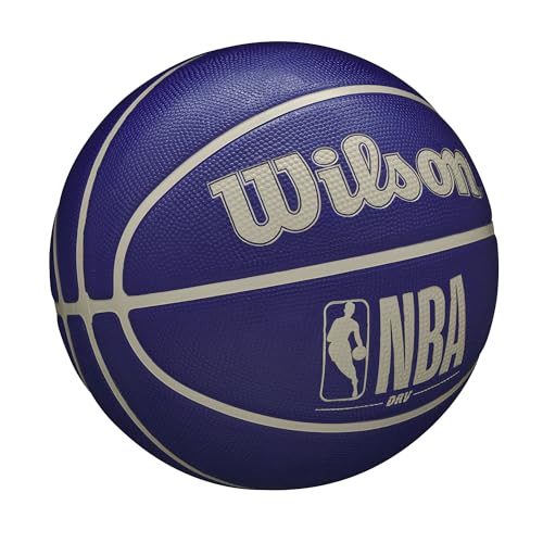 Close up of NBA pro seams on Wilson basketball