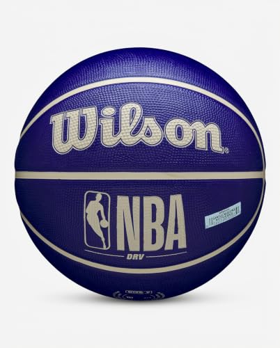 Full view of Wilson DRV basketball for outdoor play