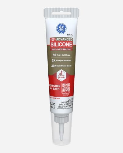 GE Advanced Silicone 2.8 fl oz retail packaging