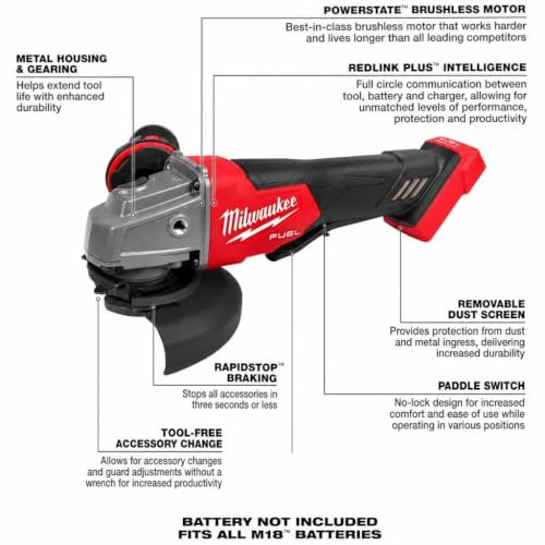 Milwaukee 2880-20 spindle detail