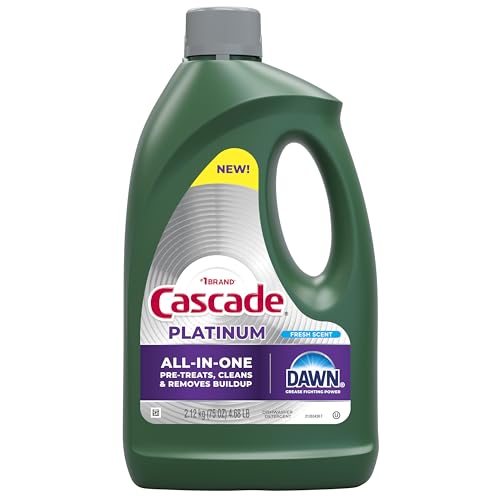 Easy-pour spout on Cascade Platinum detergent