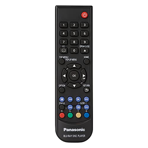 Back panel layout of the Panasonic player