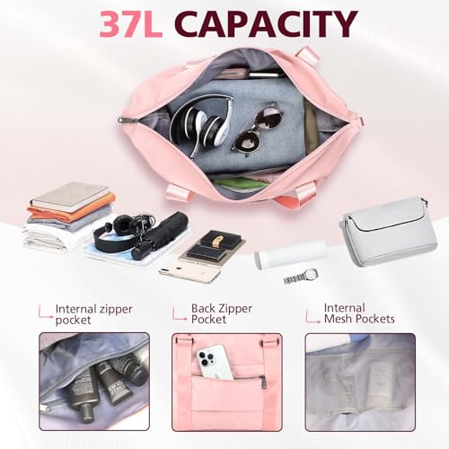 TOPBAG Travel Duffle Bag interior compartments