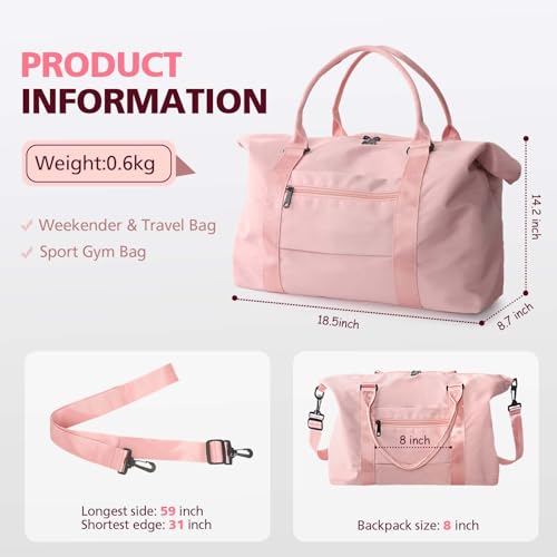 TOPBAG Travel Duffle Bag shoulder strap style
