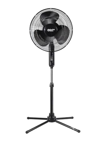 Comfort Zone 16-inch oscillating pedestal fan full view