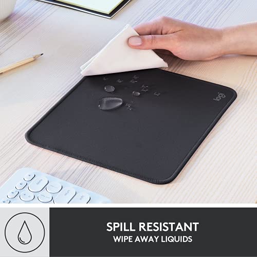 Logitech Graphite mouse pad edge detail