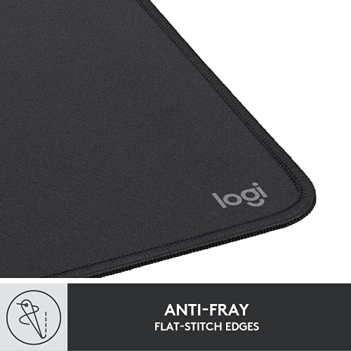 Logitech Studio Series mouse pad on a desk