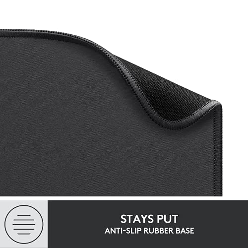 Logitech mouse pad with a wireless mouse