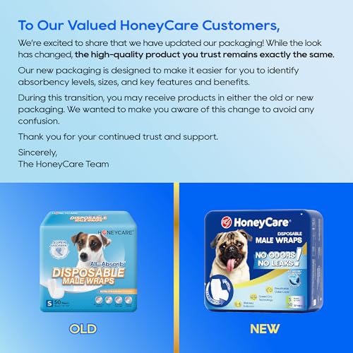 HONEY CARE All-Absorb Small dog wrap
