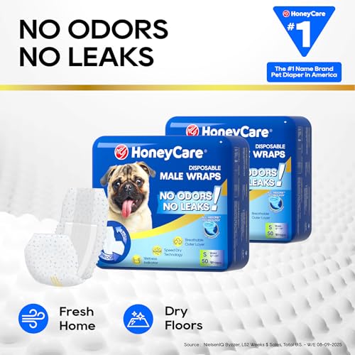 HONEY CARE disposable dog wrap for incontinence