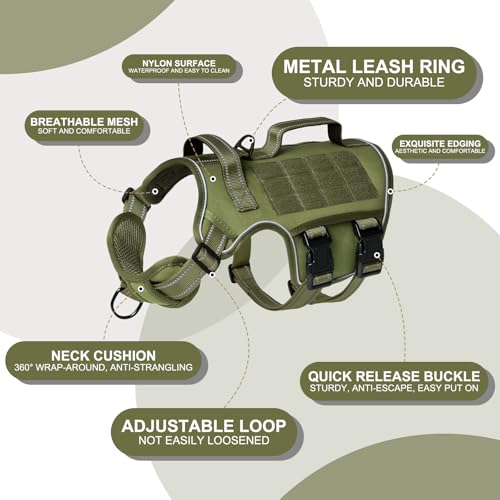 RunFido dog vest vertical and horizontal nylon handles