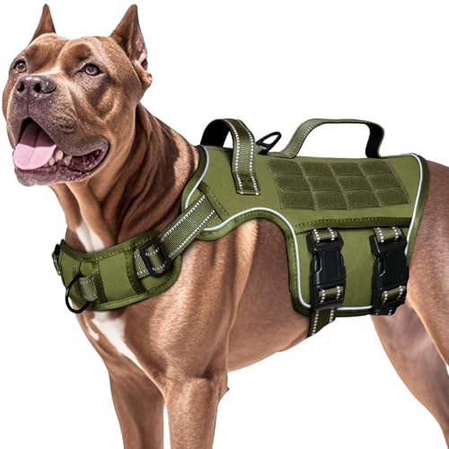 RunFido large dog harness model USR01-Green-L full view