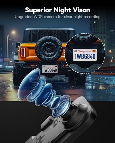 WOLFBOX G840S 4K mirror dash cam interface